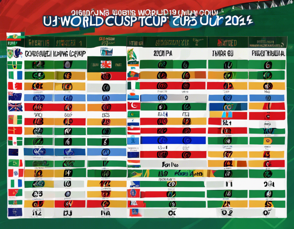 U19 World Cup 2024 Points Table Overview Explore the Universe Through